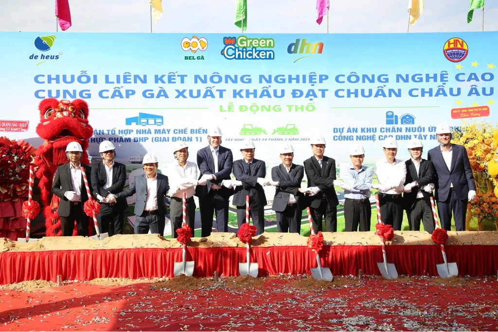 De Heus Khởi Công Ba Dự Án Chiến Lược Tại Tây Ninh